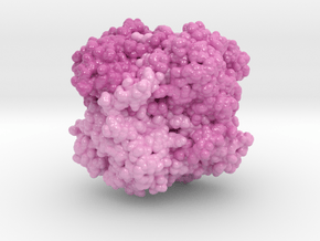 Catalase 1QQW in Glossy Full Color Sandstone: Small