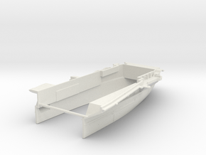 1/700 CVS-11 USS Intrepid Stern Waterline in White Natural Versatile Plastic