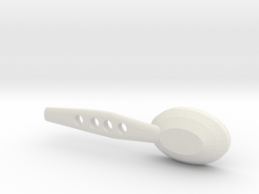 spoon2 in White Natural Versatile Plastic