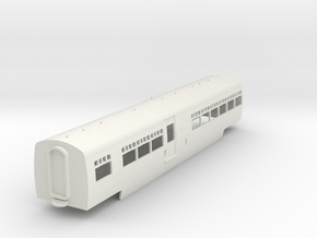 0-87-lms-artic-railcar-centre-coach1 in White Natural Versatile Plastic