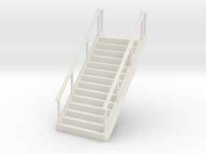 Stairs (45mm wide) 1/48 in White Natural Versatile Plastic