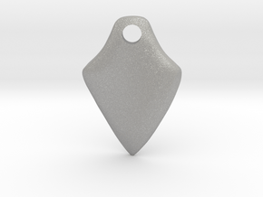 Twisted Thicc Pick ~1.7mm (DOWN twist) Wrist-Saver in Aluminum