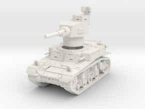 M3 Stuart early 1/72 in White Natural Versatile Plastic