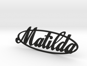 Matilda Special in Black Premium Versatile Plastic: Small