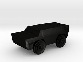 Armour Car Cadillac v150 without Turret in Matte Black Steel