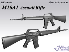1/9 M16A1 Assault Rifle in Tan Fine Detail Plastic