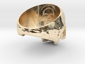 Skull Ring in 14K Yellow Gold: 9.75 / 60.875