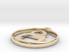  Bright candle in 14K Yellow Gold