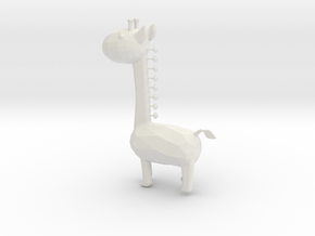 Giraffe necklace in White Natural Versatile Plastic