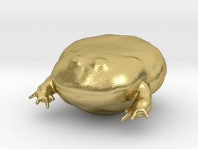 Wednesday Frog in Natural Brass