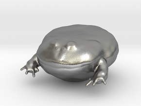 Wednesday Frog in Natural Silver