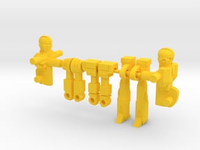Mini-Car RoGunners  in Yellow Processed Versatile Plastic