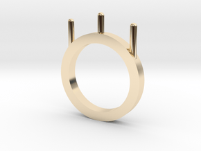A3_7__Bottom in 14k Gold Plated Brass: 7.75 / 55.875
