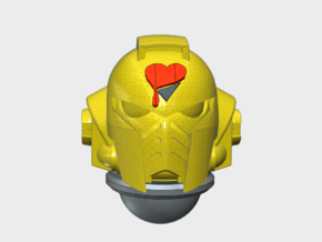 10x Lamented Heart - G:10 Prime Helmets  in Tan Fine Detail Plastic