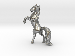 Horsie in Natural Silver