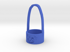Whale Waterproof Cup Sleeve in Blue Processed Versatile Plastic