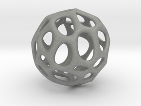 Sphere Voronoi V6 - 26 Degree in Gray PA12