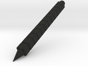Square Shape Pen in Black Natural Versatile Plastic