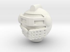 Gladiator Helmet in White Natural Versatile Plastic