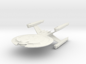 Federation Cardenas Class  refit in White Natural Versatile Plastic