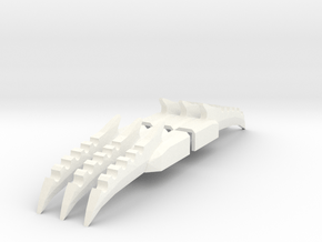 Cybertron Savage Claw Extension in White Processed Versatile Plastic