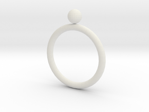 Rings in White Natural Versatile Plastic