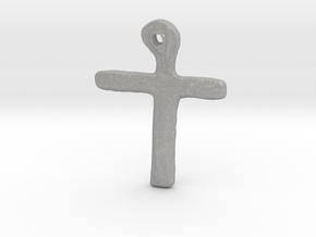 Oak Island Cross Pendant Small in Aluminum