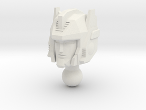 Sureshot head for Siege Sideswipe in White Natural Versatile Plastic