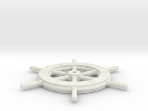 Higgins wheel 24th scale in White Natural Versatile Plastic
