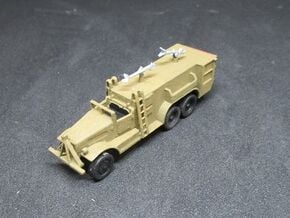 1/144 Brockway 666 crash tender / Fire engine in White Natural Versatile Plastic