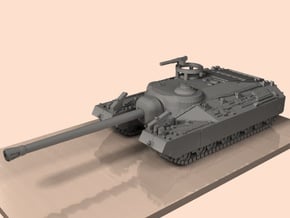 1/100 T28/T95 heavy tank 120mm (low detail) in Gray PA12