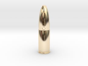 golden gun bullet in 14K Yellow Gold