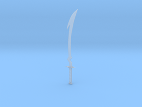anime sword2 in Smooth Fine Detail Plastic