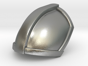 Mandalorian Pauldron | CCBS Scale in Natural Silver