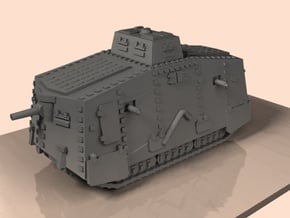 1/144 WW1 A7V tank in Smooth Fine Detail Plastic