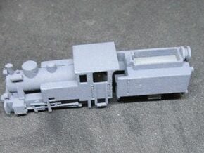 1/144 narrow gauge train HF 110 C in White Natural Versatile Plastic