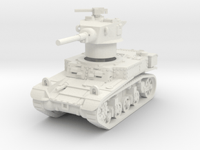 M3A1 Stuart early 1/56 in White Natural Versatile Plastic