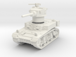 M3A1 Stuart early 1/120 in White Natural Versatile Plastic