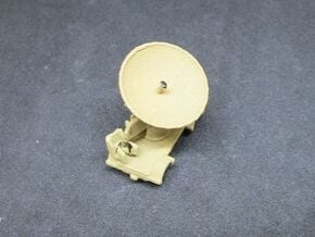 1/120 German Radar Wuerzburg in TT scale in White Natural Versatile Plastic