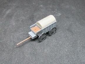 1/144 horse drawn cart German Wehrmacht in Tan Fine Detail Plastic
