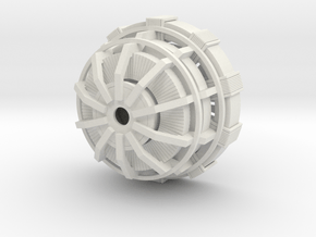 Ironman's Arc Reactor in White Natural Versatile Plastic: Small