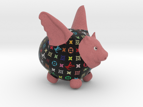 Flying Pig - Designer 2 in Full Color Sandstone
