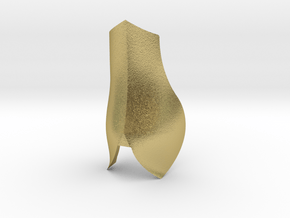 Split Shin | CCBS in Natural Brass