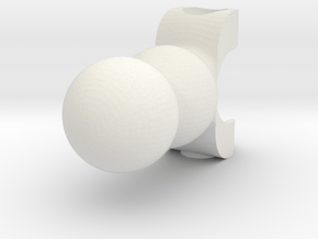 3M Double Ball Jointed Bone | CCBS in White Natural Versatile Plastic