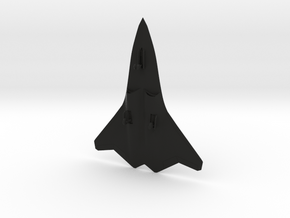 Cranked Arrow F/A-XX (w/Landing Gear) in Black Natural Versatile Plastic: 1:144