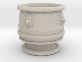 Lion's Cup in Natural Sandstone