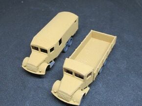 1/120 set of 2 Tatra T111 for Wehrmacht in White Natural Versatile Plastic