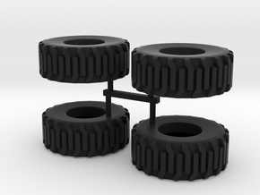 IHC / Dresser 540 tire set - Payloader in Black Natural Versatile Plastic