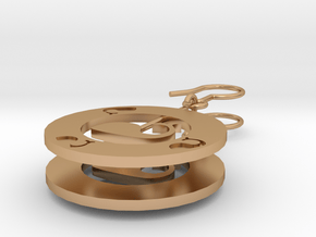 B1_9 in Polished Bronze (Interlocking Parts)