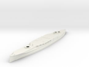 1/350 HMS Barham Hull Waterline in White Natural Versatile Plastic